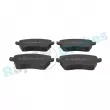 Jeu de 4 plaquettes de frein avant RAP BRAKES R-P0845 - Visuel 1