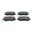 Jeu de 4 plaquettes de frein avant RAP BRAKES R-P0845 - Visuel 3