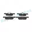 Jeu de 4 plaquettes de frein avant RAP BRAKES R-P0846 - Visuel 1