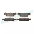 Jeu de 4 plaquettes de frein avant RAP BRAKES R-P0846 - Visuel 3