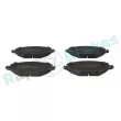 Jeu de 4 plaquettes de frein avant RAP BRAKES R-P0854 - Visuel 1