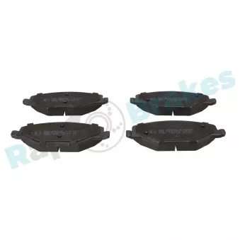 Jeu de 4 plaquettes de frein avant RAP BRAKES R-P0854
