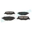 Jeu de 4 plaquettes de frein avant RAP BRAKES R-P0854 - Visuel 2