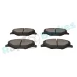 Jeu de 4 plaquettes de frein avant RAP BRAKES R-P0854 - Visuel 3