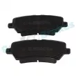 Jeu de 4 plaquettes de frein arrière RAP BRAKES R-P0856 - Visuel 3