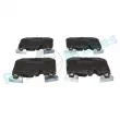 Jeu de 4 plaquettes de frein avant RAP BRAKES R-P0858 - Visuel 1