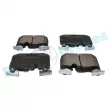 Jeu de 4 plaquettes de frein avant RAP BRAKES R-P0858 - Visuel 2