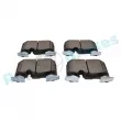 Jeu de 4 plaquettes de frein avant RAP BRAKES R-P0858 - Visuel 3