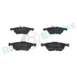 Jeu de 4 plaquettes de frein arrière RAP BRAKES R-P0860 - Visuel 1
