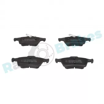 Jeu de 4 plaquettes de frein arrière RAP BRAKES R-P0860