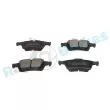Jeu de 4 plaquettes de frein arrière RAP BRAKES R-P0860 - Visuel 2