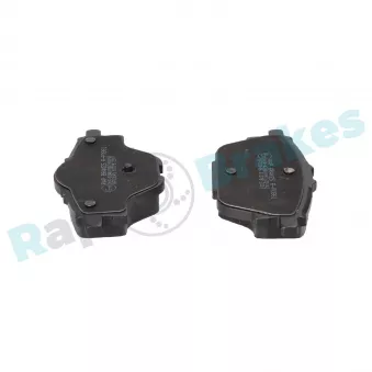 Jeu de 4 plaquettes de frein arrière RAP BRAKES R-P0861