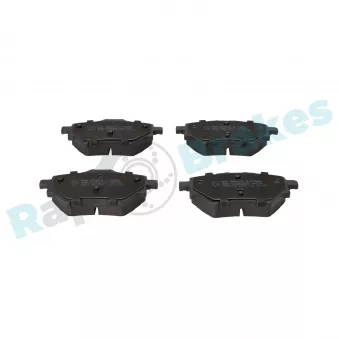 Jeu de 4 plaquettes de frein arrière RAP BRAKES R-P0863