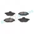 Jeu de 4 plaquettes de frein avant RAP BRAKES R-P0867 - Visuel 2