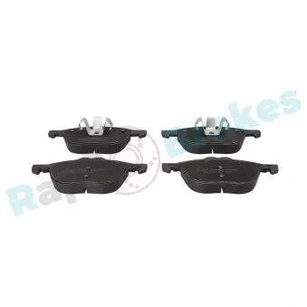 Jeu de 4 plaquettes de frein avant RAP BRAKES R-P0869