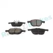 Jeu de 4 plaquettes de frein avant RAP BRAKES R-P0869 - Visuel 2