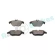 Jeu de 4 plaquettes de frein arrière RAP BRAKES R-P0874 - Visuel 3