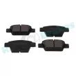 Jeu de 4 plaquettes de frein arrière RAP BRAKES R-P0877 - Visuel 3
