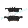 Jeu de 4 plaquettes de frein arrière RAP BRAKES R-P0878 - Visuel 3