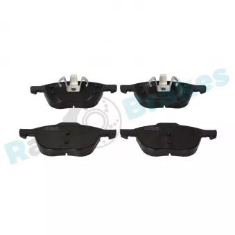 Jeu de 4 plaquettes de frein avant RAP BRAKES R-P0882