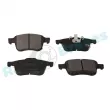 Jeu de 4 plaquettes de frein avant RAP BRAKES R-P0883 - Visuel 1
