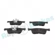 Jeu de 4 plaquettes de frein avant RAP BRAKES R-P0885 - Visuel 1