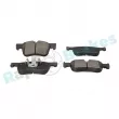 Jeu de 4 plaquettes de frein avant RAP BRAKES R-P0885 - Visuel 2