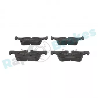 Jeu de 4 plaquettes de frein arrière RAP BRAKES R-P0886