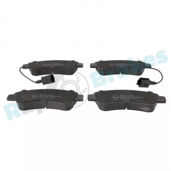 Jeu de 4 plaquettes de frein arrière RAP BRAKES R-P0890