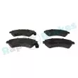 Jeu de 4 plaquettes de frein avant RAP BRAKES R-P0891 - Visuel 1