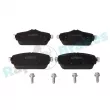 Jeu de 4 plaquettes de frein avant RAP BRAKES R-P0892 - Visuel 1