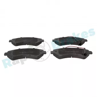 Jeu de 4 plaquettes de frein avant RAP BRAKES R-P0894