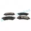 Jeu de 4 plaquettes de frein avant RAP BRAKES R-P0894 - Visuel 2