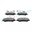 Jeu de 4 plaquettes de frein arrière RAP BRAKES R-P0896 - Visuel 3