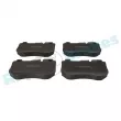 Jeu de 4 plaquettes de frein avant RAP BRAKES R-P0898 - Visuel 1