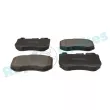 Jeu de 4 plaquettes de frein avant RAP BRAKES R-P0898 - Visuel 2