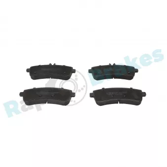 Jeu de 4 plaquettes de frein arrière RAP BRAKES R-P0899