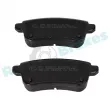 Jeu de 4 plaquettes de frein arrière RAP BRAKES R-P0902 - Visuel 3