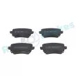 Jeu de 4 plaquettes de frein arrière RAP BRAKES R-P0903 - Visuel 1