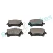 Jeu de 4 plaquettes de frein arrière RAP BRAKES R-P0903 - Visuel 3
