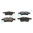 Jeu de 4 plaquettes de frein arrière RAP BRAKES R-P0904 - Visuel 2