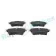 Jeu de 4 plaquettes de frein avant RAP BRAKES R-P0905 - Visuel 1