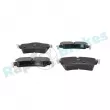 Jeu de 4 plaquettes de frein avant RAP BRAKES R-P0905 - Visuel 2