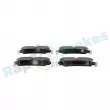 Jeu de 4 plaquettes de frein avant RAP BRAKES R-P0905 - Visuel 3