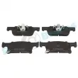 Jeu de 4 plaquettes de frein avant RAP BRAKES R-P0907 - Visuel 1