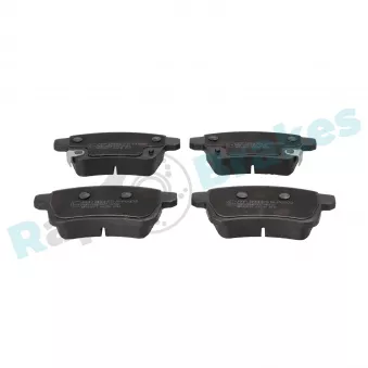 Jeu de 4 plaquettes de frein arrière RAP BRAKES R-P0909