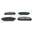 Jeu de 4 plaquettes de frein avant RAP BRAKES R-P0910 - Visuel 1