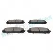 Jeu de 4 plaquettes de frein avant RAP BRAKES R-P0910 - Visuel 2