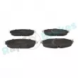Jeu de 4 plaquettes de frein avant RAP BRAKES R-P0913 - Visuel 1