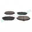 Jeu de 4 plaquettes de frein avant RAP BRAKES R-P0913 - Visuel 2